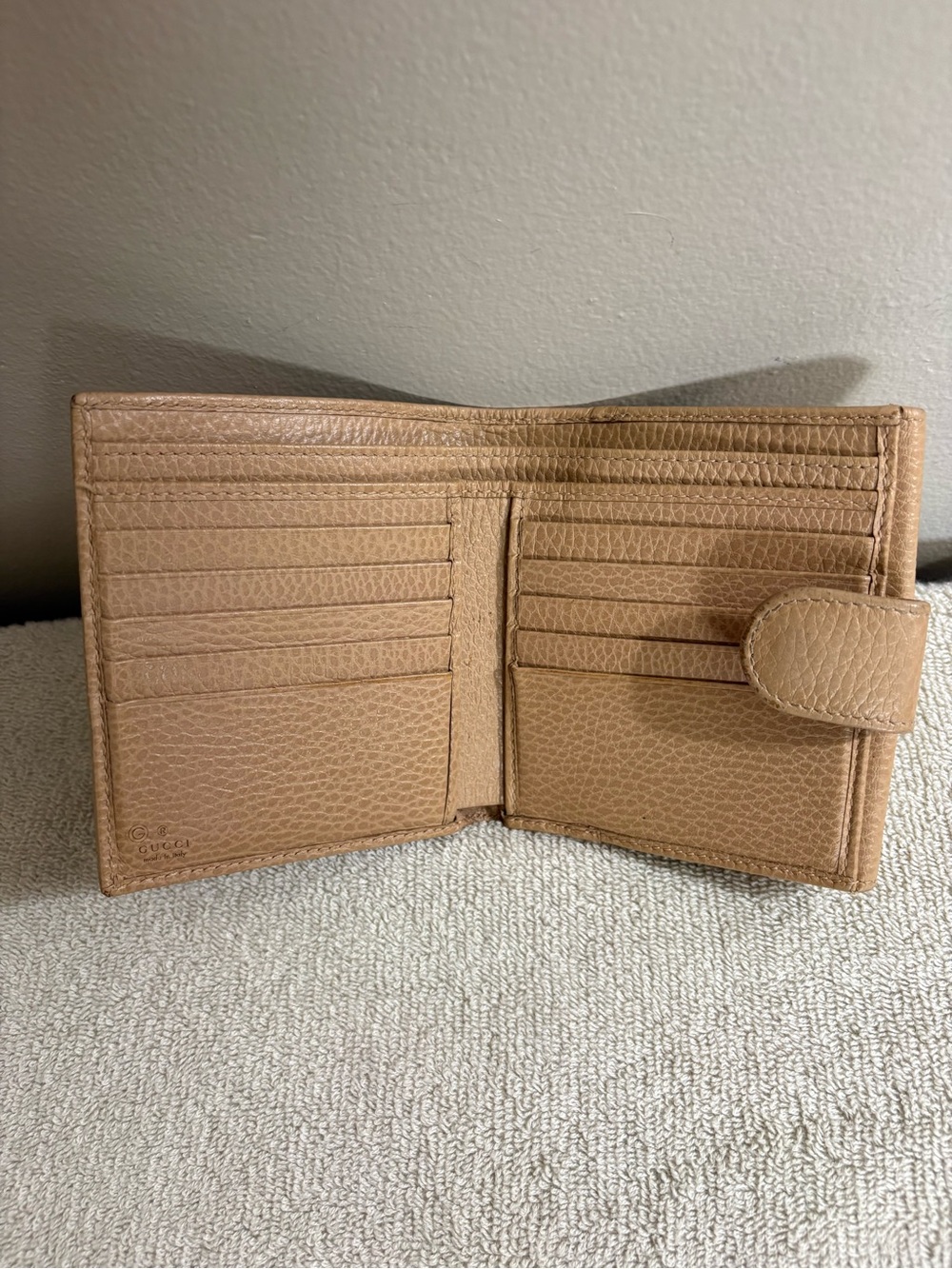 GUCCI Rose Beige CALFSKIN Leather SOHO DISCO Crossbody DESIGNER Bag PURSE - Picture 6 of 8